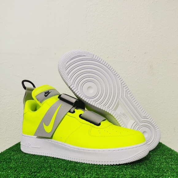 Nike Other - Nike Air Force 1 Utility Low Top Green Volt Shoes
